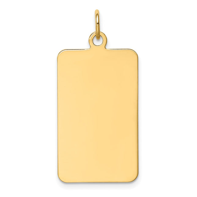 14K gold disc charm