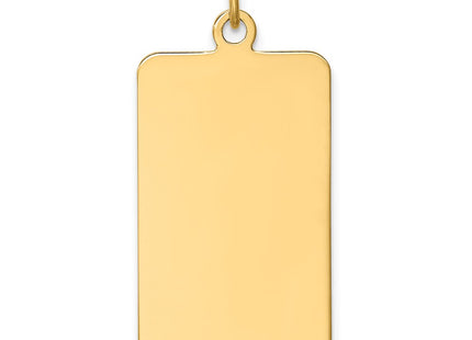 14K gold disc charm