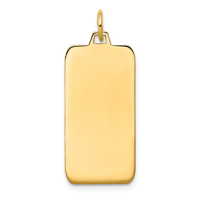 14K gold disc charm