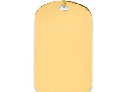 14K gold disc charm, another view