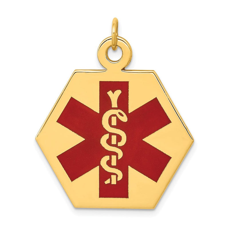 14K gold pendant
