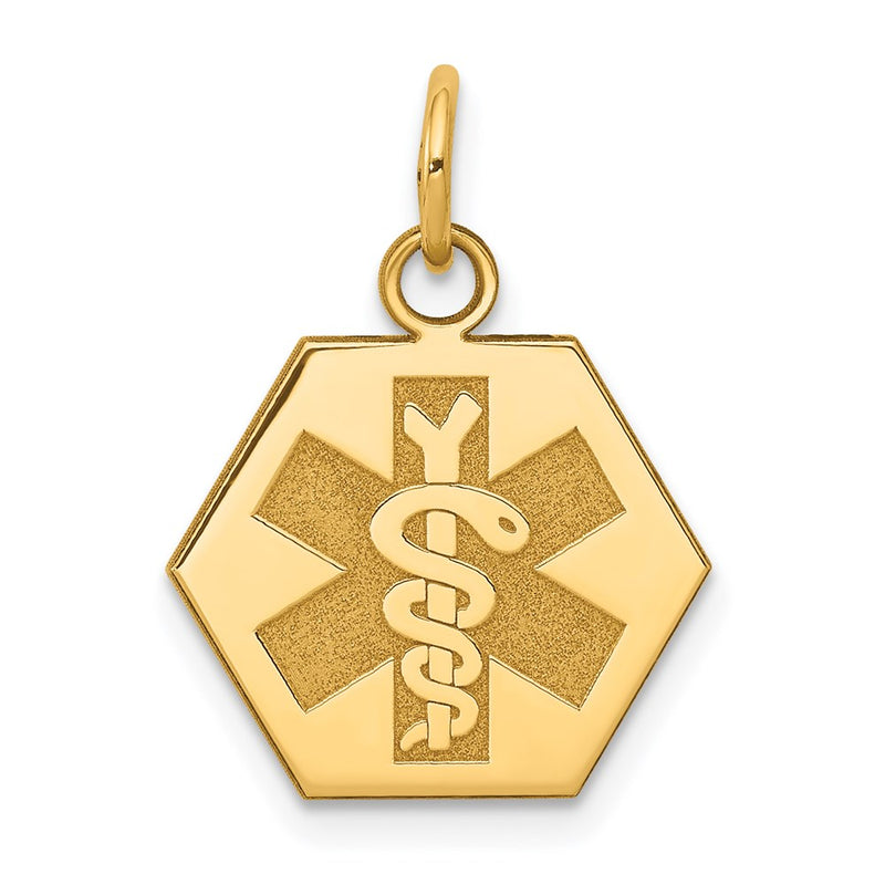 14K gold pendant