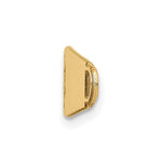 14K Non-enameled Oval Shape Medical ID Plate, 34.5 x 8mm view