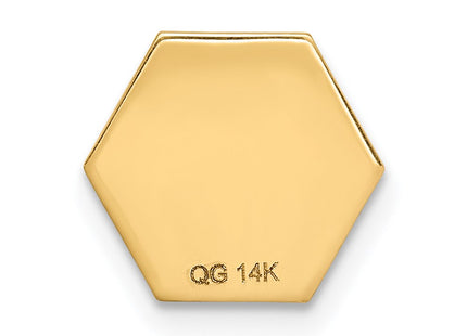 14K gold pendants & charm, further view