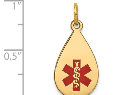 14k Yellow Gold Pendants Style XM404 - Classique Jewelry Inc.