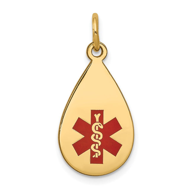 14k Yellow Gold Pendants Style XM404 - Classique Jewelry Inc.
