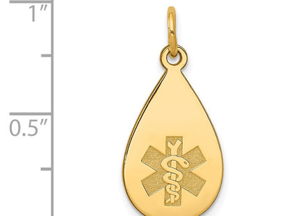 14k Yellow Gold Pendants Style XM404N - Classique Jewelry Inc.