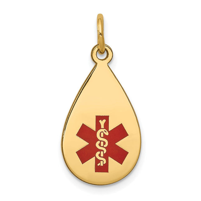 14K gold pendant