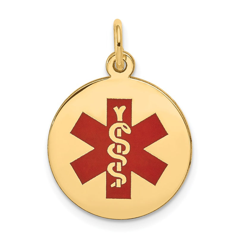 14K gold pendant