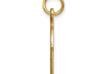 14K gold pendant, alternate view