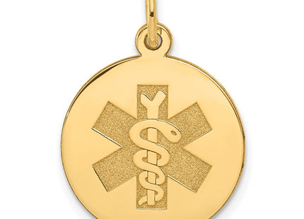 14K gold pendant