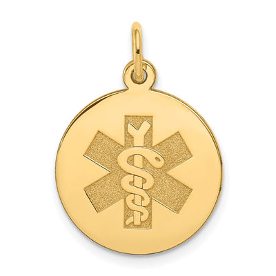 14K gold pendant