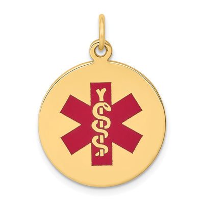 14K gold pendant