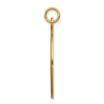 14K Round Non-enameled Medical Jewelry Pendant, 33 x 25.3mm view