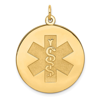 14K gold pendant