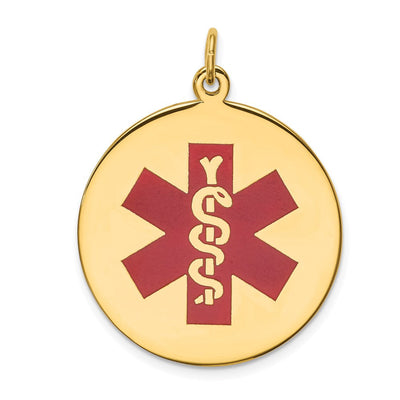 14K gold pendant