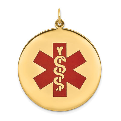 14K gold pendant