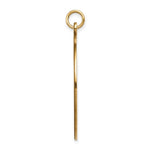 14K Round Non-enameled Medical Jewelry Pendant, 40 x 31.8mm view