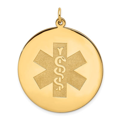 14K gold pendant