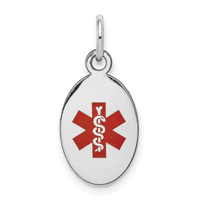 14K white gold pendants & charm