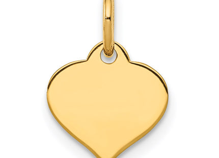 14K gold disc charm