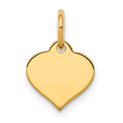 14K gold disc charm