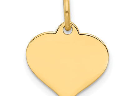14K gold disc charm