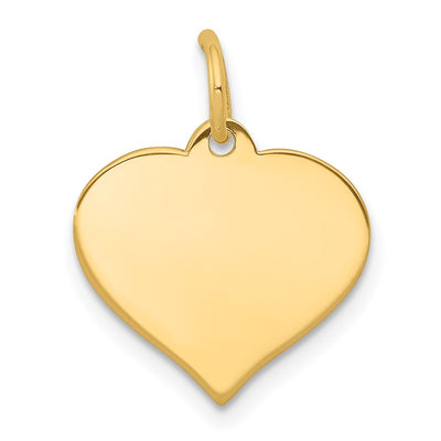 14K gold disc charm