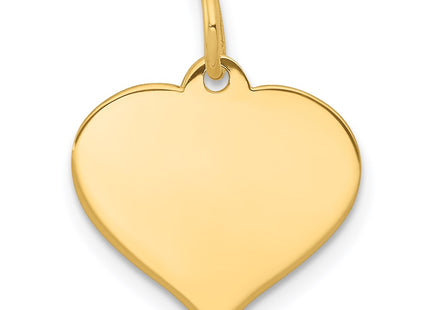 14K gold disc charm
