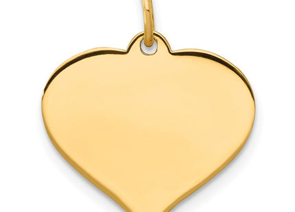 14K gold disc charm