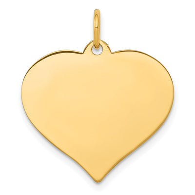 14K gold disc charm
