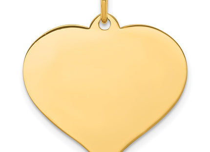 14K gold disc charm