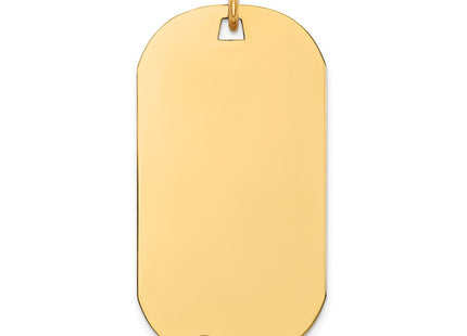 14K gold disc charm