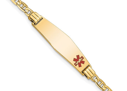 14k Yellow Gold Chain Bracelets Style XM552FC - Classique Jewelry Inc.