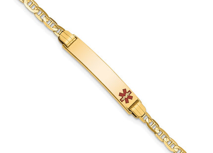 14k Yellow Gold Chain Bracelets Style XM552FR - Classique Jewelry Inc.