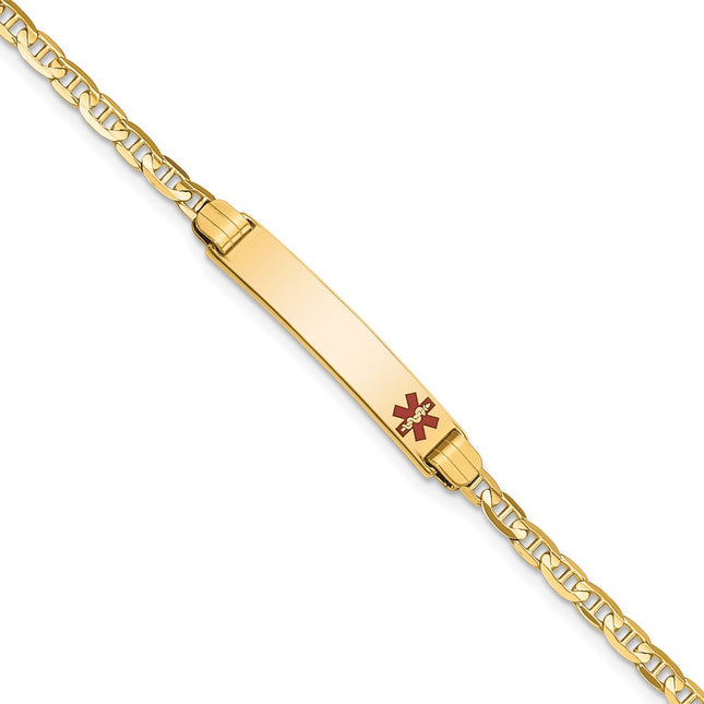 14k Yellow Gold Chain Bracelets Style XM552FR - Classique Jewelry Inc.