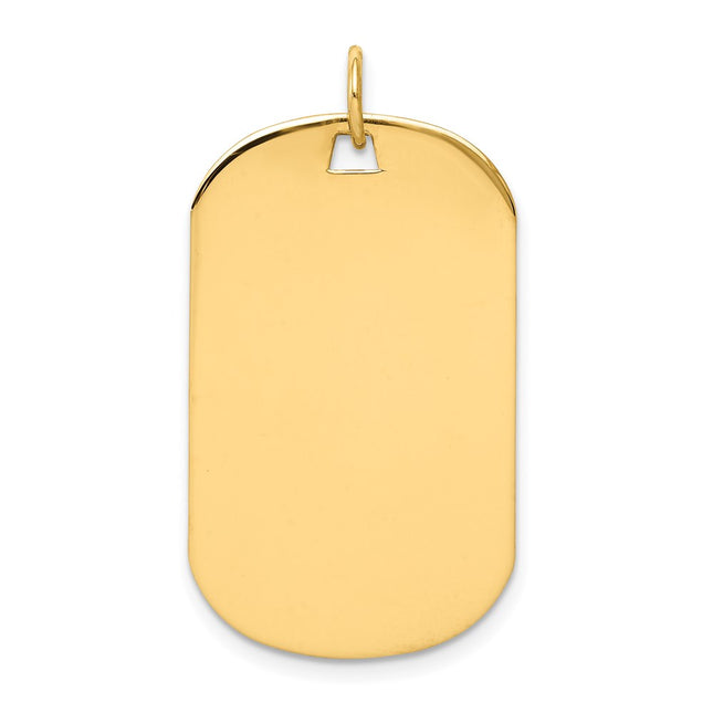 14K gold disc charm
