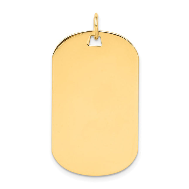 14K gold disc charm