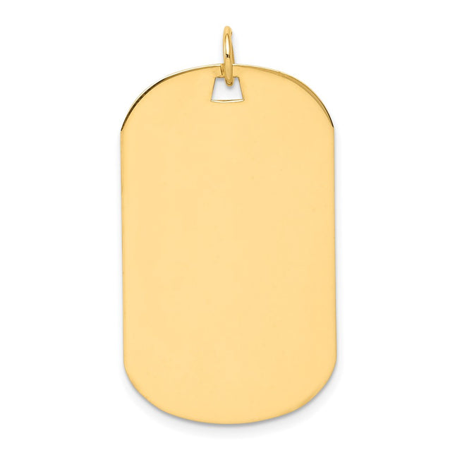 14K gold disc charm