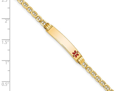 14k Yellow Gold Chain Bracelets Style XM558FR - Classique Jewelry Inc.