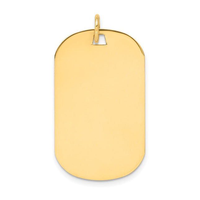 14K gold disc charm