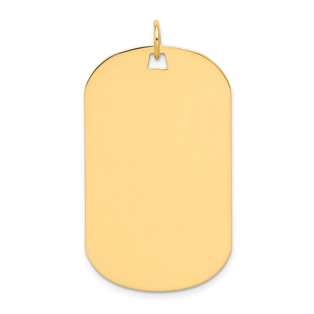 14K gold disc charm
