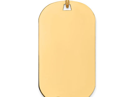 14K gold disc charm, alternate view