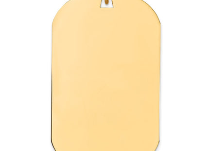14K gold disc charm