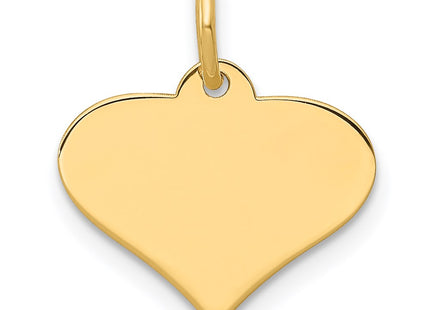 14K gold disc charm