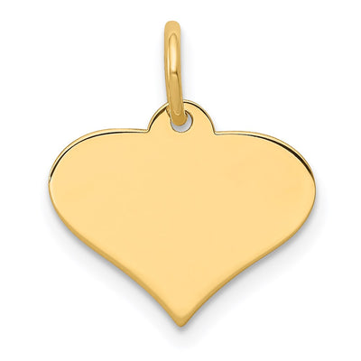 14K gold disc charm