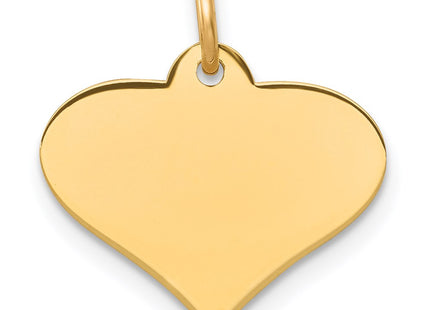 14K gold disc charm