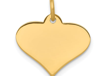 14K gold disc charm