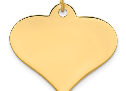 14K gold disc charm