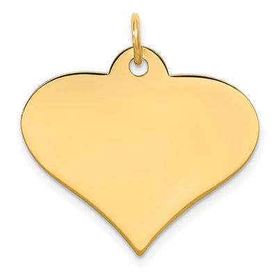 14K gold disc charm